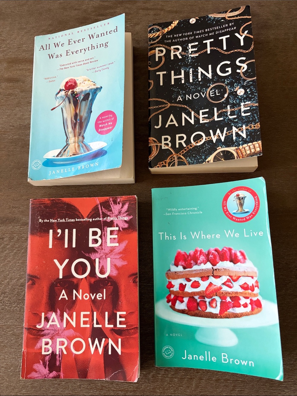 Janelle Brown, Bestselling Author, 4 Paperback Books